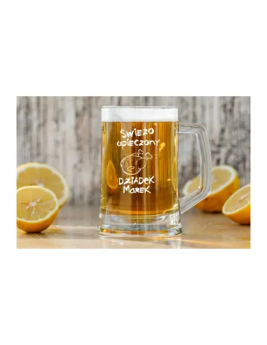 Kufel do Piwa Grawerem Urodziny Prezent 30 40 20 z Grawerem