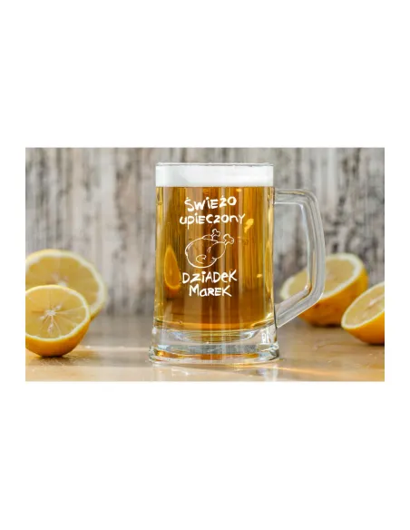 Kufel do Piwa Grawerem Urodziny Prezent 30 40 20 z Grawerem