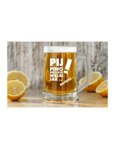 Kufel do Piwa Personalizowany z Grawerem na Prezent