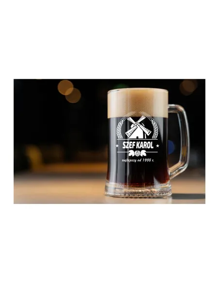 Kufel do Piwa z – Własnym Grawerem Prezent Super Hit