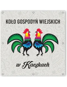 Baner Szyld z Oczkami logo Koło Gospodyń Wiejskich KGW
