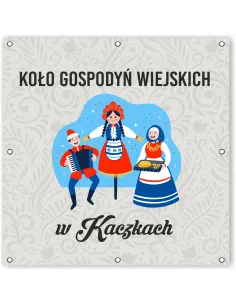 Baner Szyld Oczkami logo Koło Gospodyń Wiejskich KGW