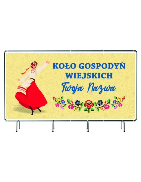 Baner 200x100 Szyld Oczkami logo Koło Gospodyń Wiejskich