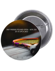 Przypinki Buttony – Bnp Paribas Poland Open Wta Reklamowy