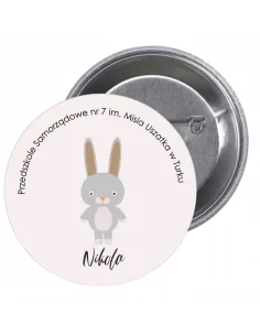 Przypinki Buttony Przedszkole – Nikola Znaczki Badziki