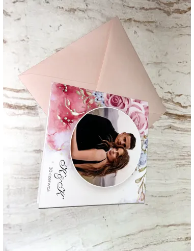 Zaproszenie na Ślub Ślubne Personalizowany Twoim Zdjęciem