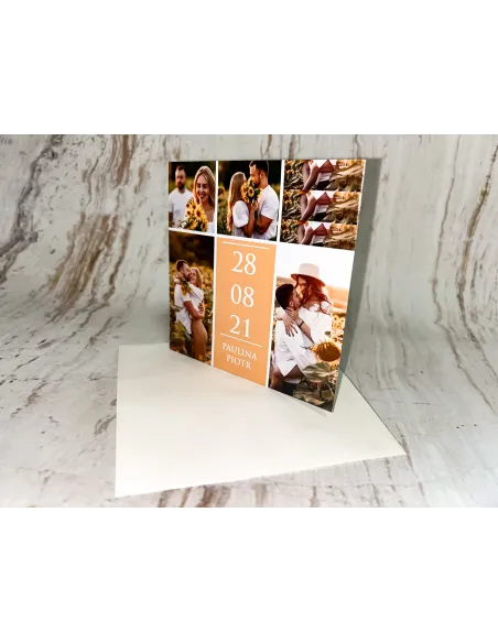 Zaproszenie na Ślub Ślubne Ślub Weselne Składane Waszym