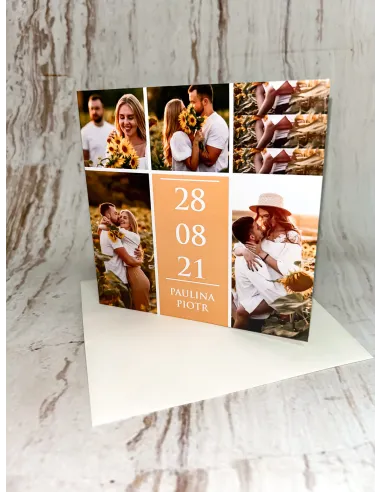 Zaproszenie na Ślub Ślubne Ślub Weselne Składane Waszym