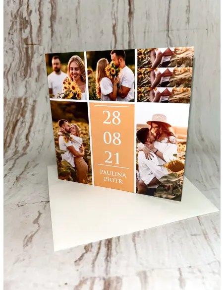 Zaproszenie na Ślub Ślubne Ślub Weselne Składane Waszym