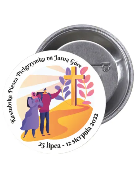 Przypinki Buttony – Kaszubska Piesza Pielgrzymka Jasną
