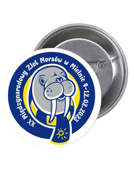 Przypinki Buttony Morsy – Xx Międzynarodowy Zlot Morsów