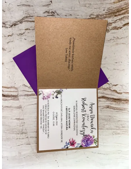 Zaproszenie na Ślub + – Ślub Potwierdzenie Przybycia