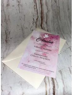 Zaproszenie na Chrzest Święty – Chrzciny Dziewczynki +