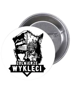 Przypinki Buttony Żołnierze Wyklęci Znaczki Badziki Grafiką