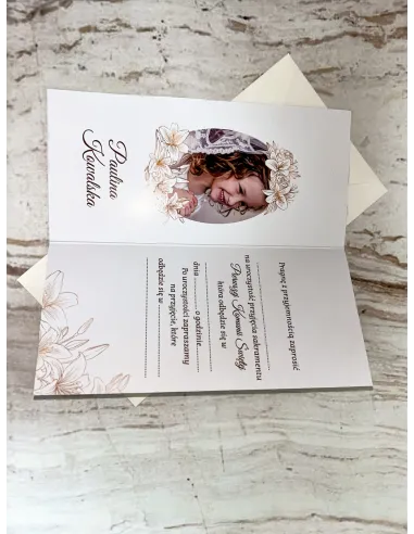 Zaproszenia Zaproszenie Pierwszą Komunię Świętą Komunijne