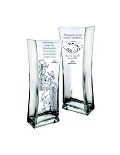 Wazon z Grawerem z logo Reklamowy Gadżet Twoje Elegancki