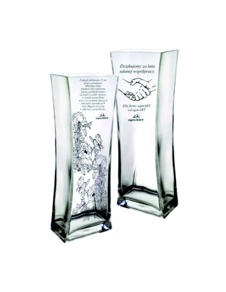 Wazon z Grawerem z logo Reklamowy Gadżet Twoje Elegancki