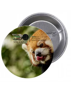 Przypinki Buttony Zoo Zoobacz Pokochaj Pomóż Ochronić