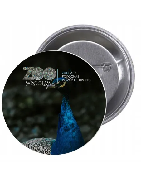 Przypinki Buttony Zoo Zoobacz Pokochaj Pomóż Okolicznościowe