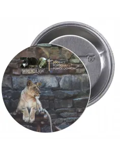Przypinki Buttony Zoo Zoobacz Pokochaj Personalizowany