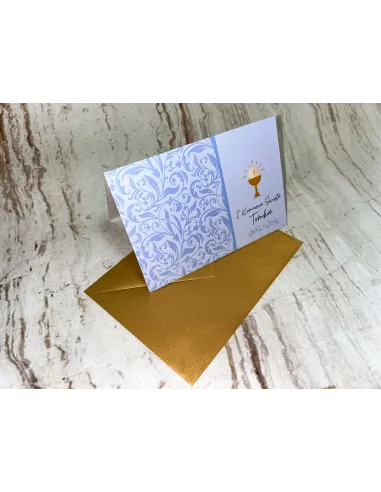 Zaproszenie na Pierwszą Komunię Świętą Gotowy Projekt