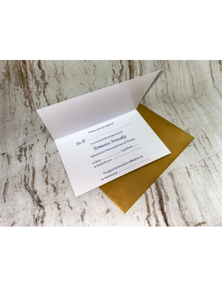 Zaproszenie na Pierwszą Komunię Świętą Gotowy Projekt