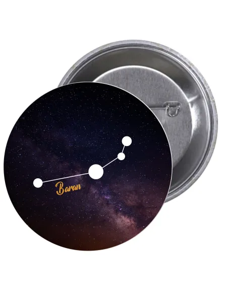 Przypinki Buttony Znaki Zodiaku Baran Znaczki Badziki