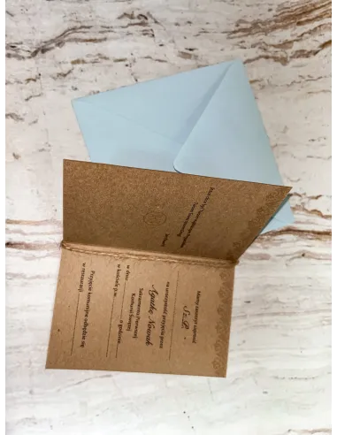 Zaproszenie na Pierwszą Komunię Świętą Zaproszenia z Grafiką