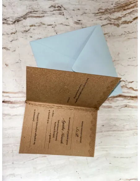 Zaproszenie na Pierwszą Komunię Świętą Zaproszenia z Grafiką