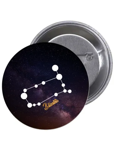 Przypinki Buttony Znaki Zodiaku Bliźnięta Znaczki Badziki