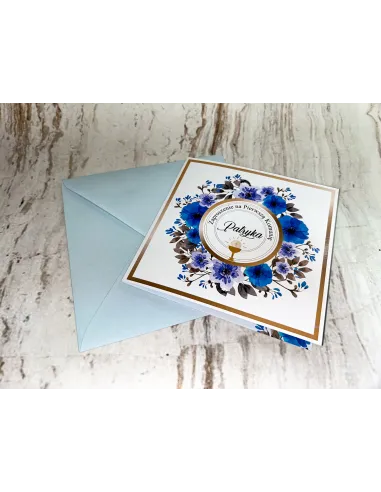 Zaproszenie na Pierwszą Komunię Świętą Zaproszenia Drukowany