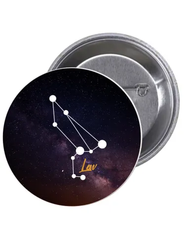 Przypinki Buttony Znaki Zodiaku Lew Znaczki Badziki