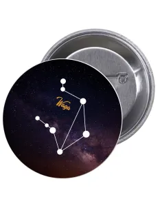 Przypinki Buttony Znaki Zodiaku Waga Znaczki Badziki