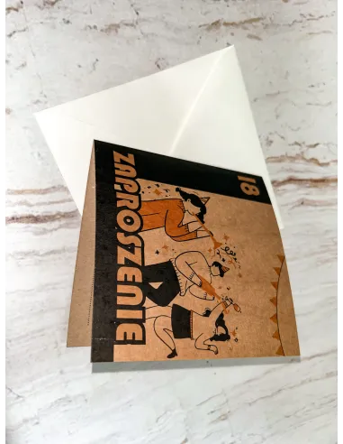 Zaproszenie na 18 Urodziny – Osiemnastkę Eko + Projekt