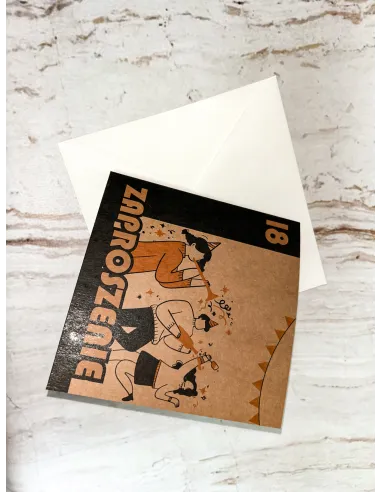 Zaproszenie na 18 Urodziny – Osiemnastkę Eko + Projekt