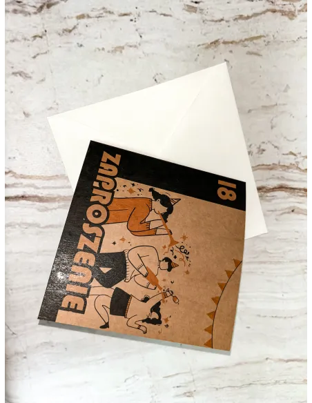 Zaproszenie na 18 Urodziny – Osiemnastkę Eko + Projekt