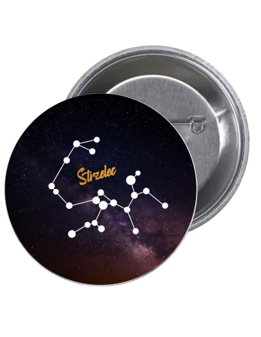 Przypinki Buttony Znaki Zodiaku Strzelec Znaczki Badziki