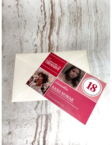 Zaproszenia 18 Urodziny Zaproszenie Osiemnastkowe Twoim
