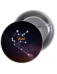 Przypinki Buttony Znaki Zodiaku Wodnik Znaczki Badziki