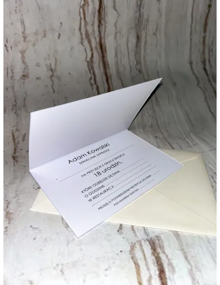 Zaproszenie na 18 Urodziny Zaproszenia Dowód Osobisty