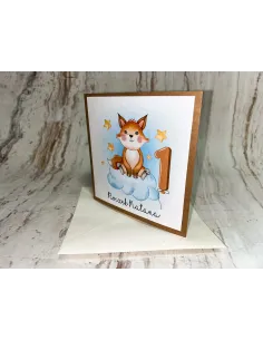 Zaproszenie na 1 Urodziny Zaproszenia na Roczek z Lisem