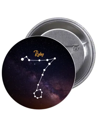 Przypinki Buttony Znaki Zodiaku Ryby Znaczki Badziki