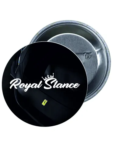 Przypinki Buttony Royal Stance Znaczki Badziki z Grafiką