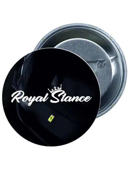 Przypinki Buttony Royal Stance Znaczki Badziki z Grafiką