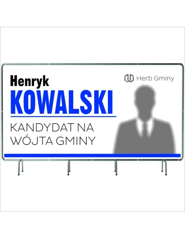 Baner Wyborczy Banery Wyborcze 100x50cm – 5szt. Gotowy