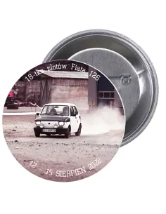 Przypinki Buttony Tka Zlotów Fiata 126 Znaczki Badziki