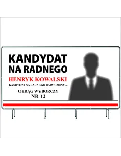 Baner Wyborczy Banery Wyborcze 100x50cm – 50szt. Gotowy