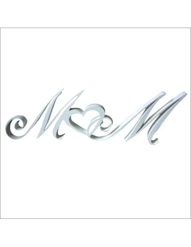 Litery Imiona Inicjały Młodych 15cm – Pary Młodej 3d 15cm