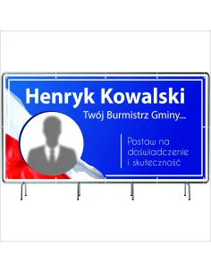 Baner – 5 sztuk Gotowy Projekt Plandeka Wyborczy Banery