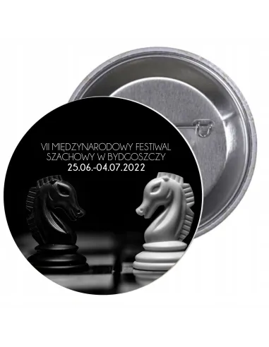 Przypinki Buttony – Vii Międzynarodowy Festiwal Szachów